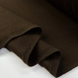 Italian Brushed Wool Brown Coating Fabric Huggy Bear Fold