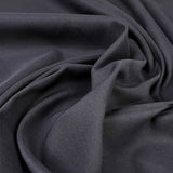 Italian cotton fine rib trousering fabric navy darkest hour cu