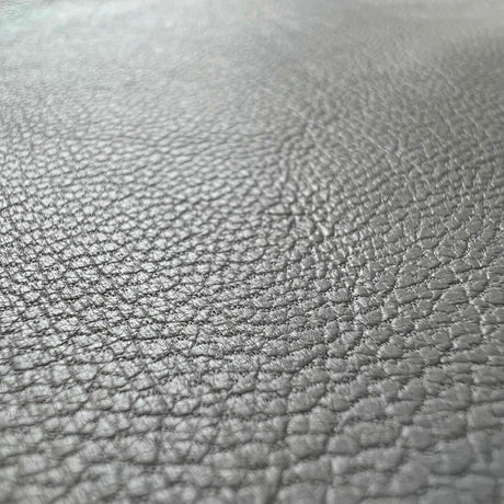 Italian lambs hide fabric lambs leather silver cu2