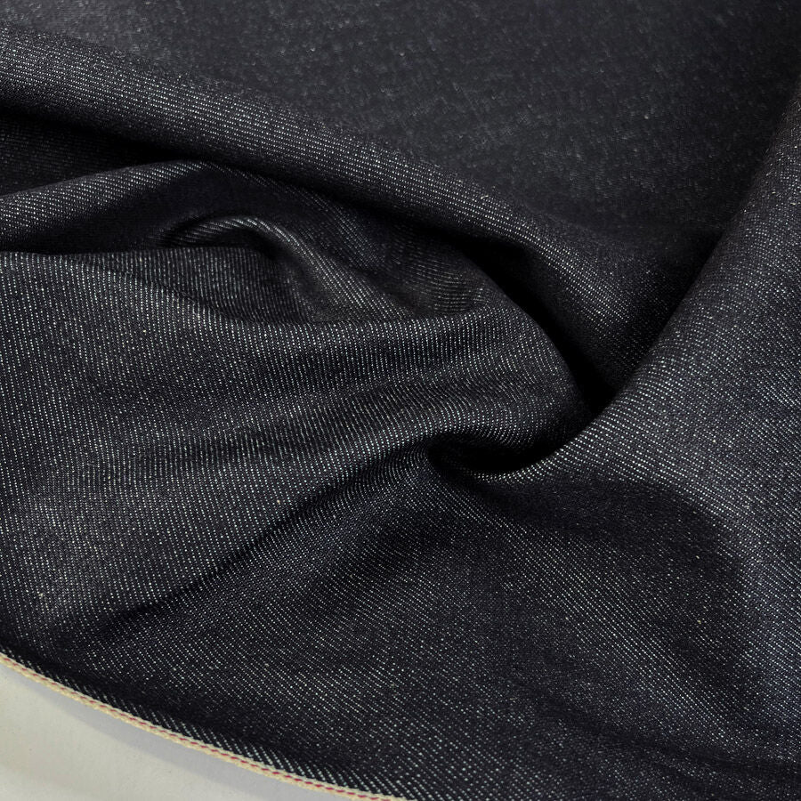 Italian Red Selvedge Denim Classic Indigo Cotton Heavy Trouser Fabric