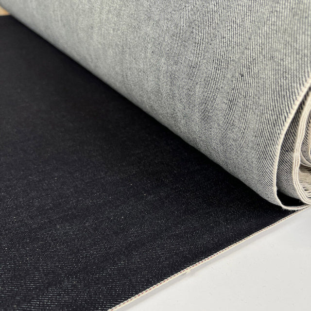 Italian Red Selvedge Denim Classic Indigo Cotton Heavy Trouser Fabric Roll