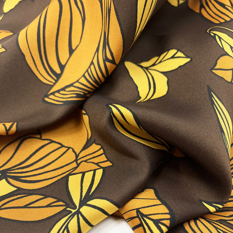 Italian Satin Polyester Dress Fabric Michelle Close Up