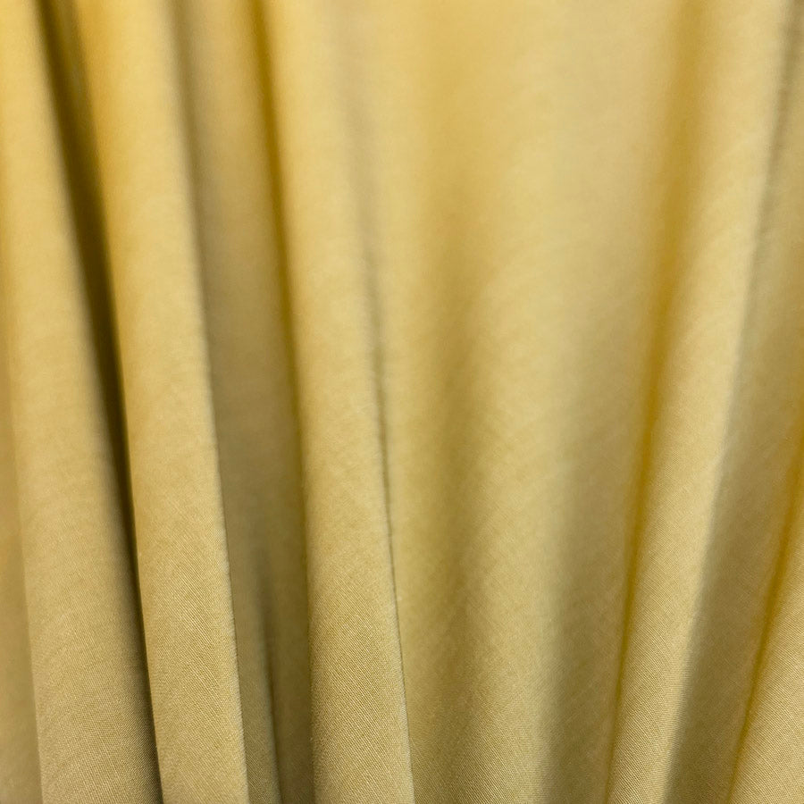 Italian Shirting Dress Fabric Pima Cotton Lawn Rossa Mustard Cu2