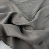 Italian Tencel Twill Grey Soft Lightweight Woven Shirting Fabric