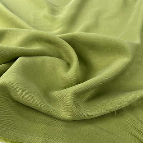 Italian Tencel Twill Lime Soft Lightweight Woven Shirting Fabric
