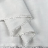 Italian Tencel Twill Off White Soft Lightweight Woven Shirting Fabric Fold