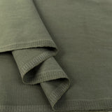 Italian Tencel Twill Olive Soft Lightweight Woven Shirting Fabric Fold