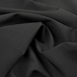 Italian virgin wool polyester shirting fabric landini black cu