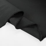 Italian virgin wool polyester shirting fabric landini black fold