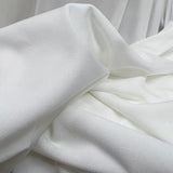 Ity Matt Ivory Jersey Polyester Dressmaking Fabric Cu 2