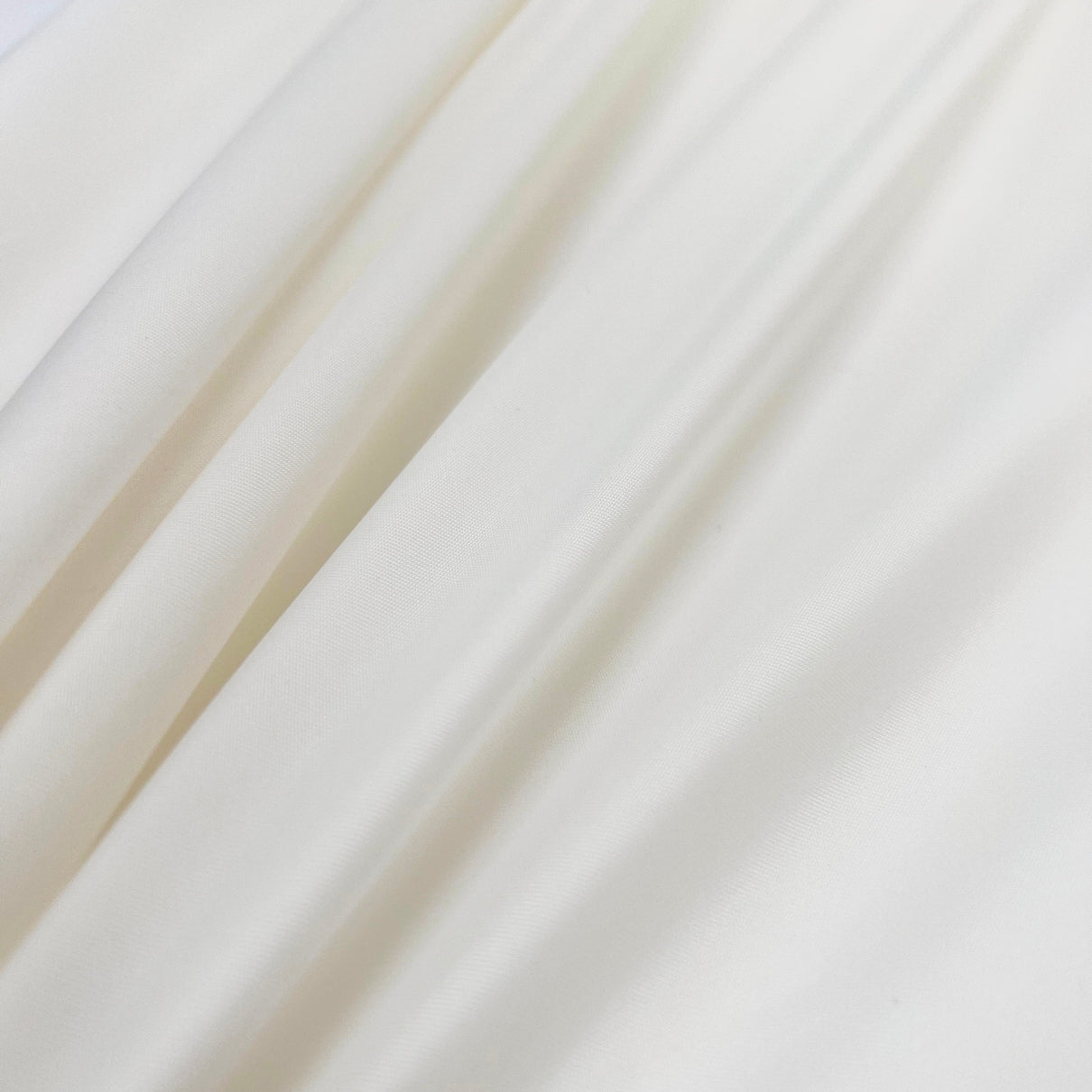 Ivory Nylon Satin Jacket Dress Fabric Vanilla Lining