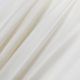 Ivory Nylon Satin Jacket Dress Fabric Vanilla Lining