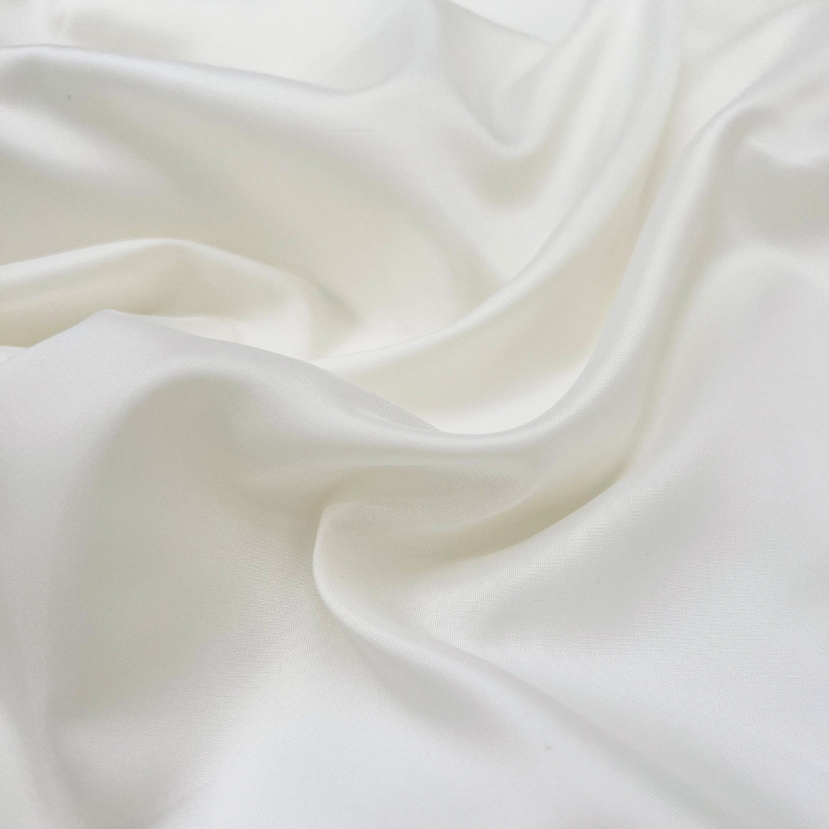 Ivory Nylon Satin Jacket Dress Fabric Vanilla Lining