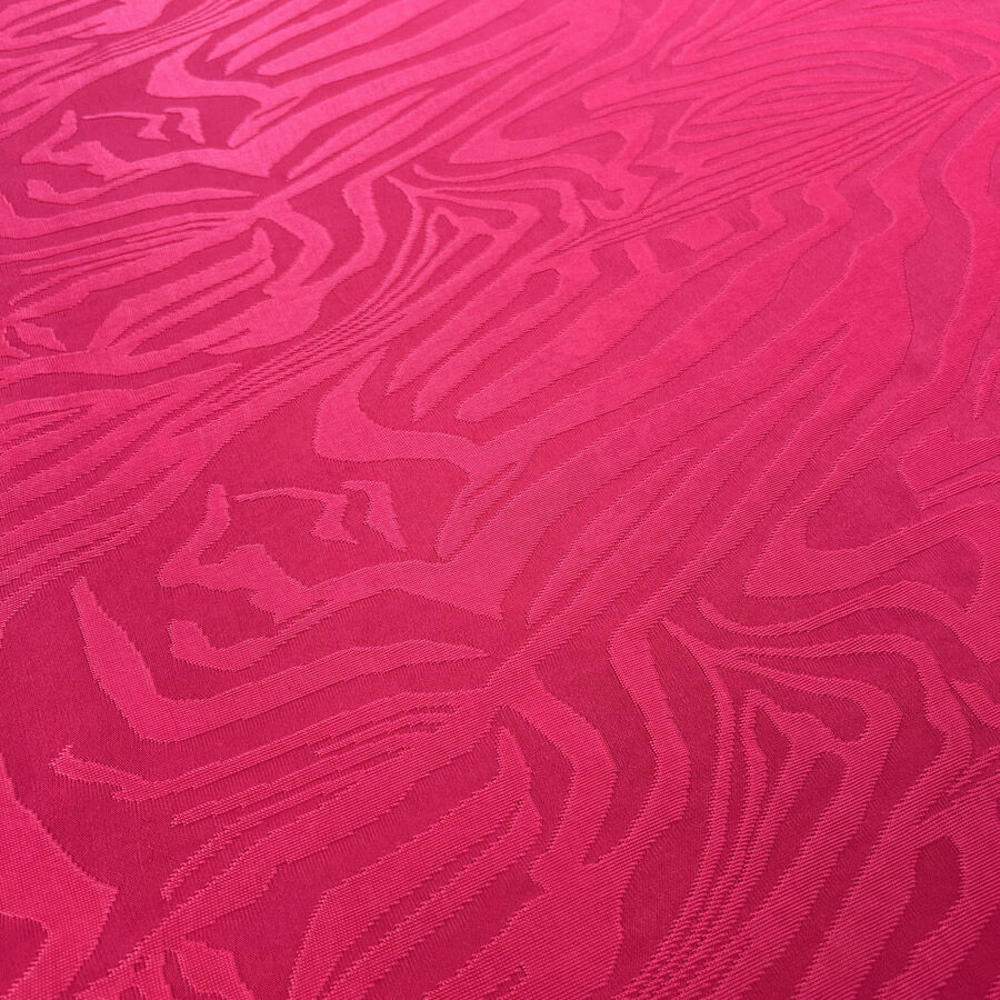 Jacquard Jersey Zigga Polyester Pink Abstract Neon Knit Dress Fabric