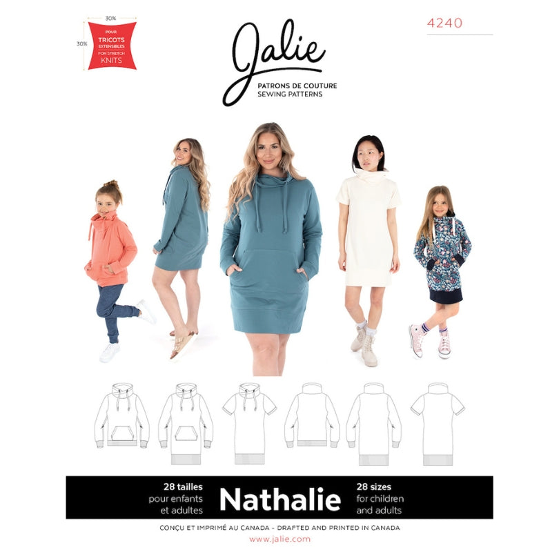 Jalie Nathalie Wrap Funnel Neck Sweatshirt And Tunic Cover