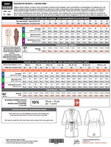 Jalie Solene Lounge Robe Pattern Back