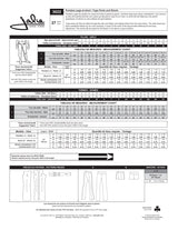 Jalie Yoga Pants Shorts Pattern Back