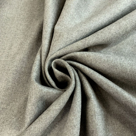 Jammi Grey Wool Cashmere Fabric Cud