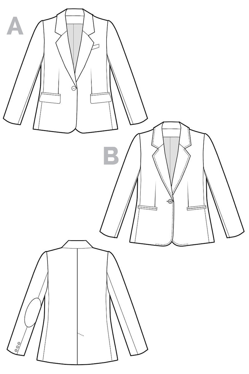 Jasika Blazer By Closet Core Patterns 8