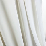 Jasmine Double Georgette Sheer Silk Crepe Dress Fabric White Hang 2