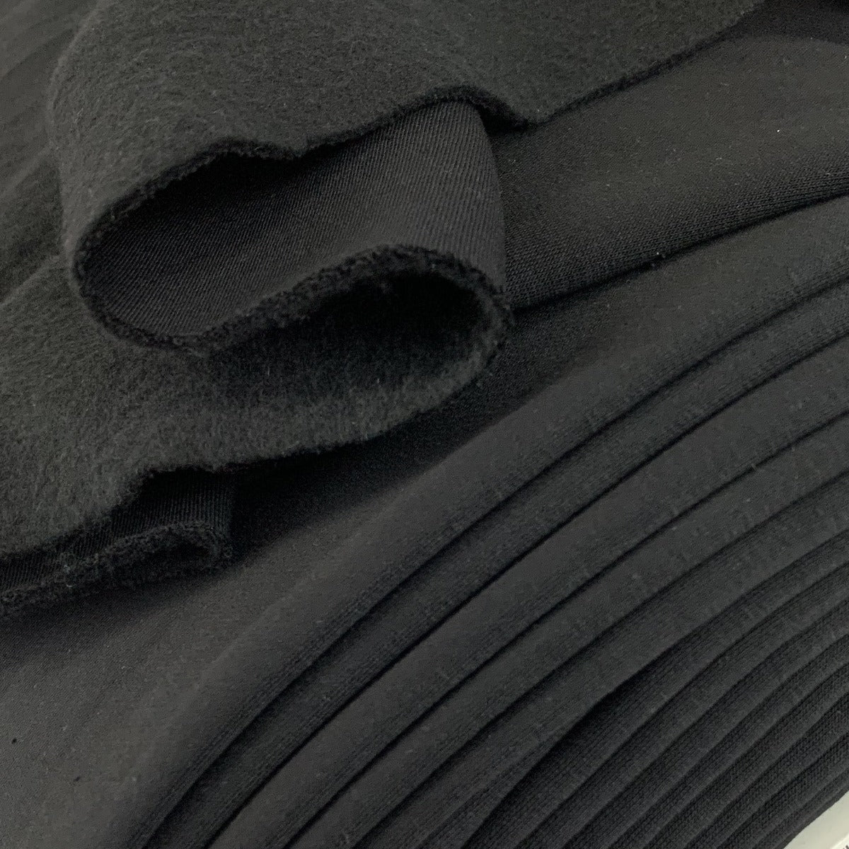 Jersey Black 70 Cotton 30 Polyester Roll
