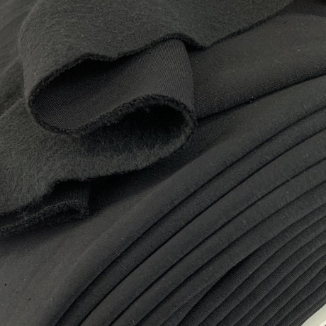 Jersey Black 70 Cotton 30 Polyester Roll