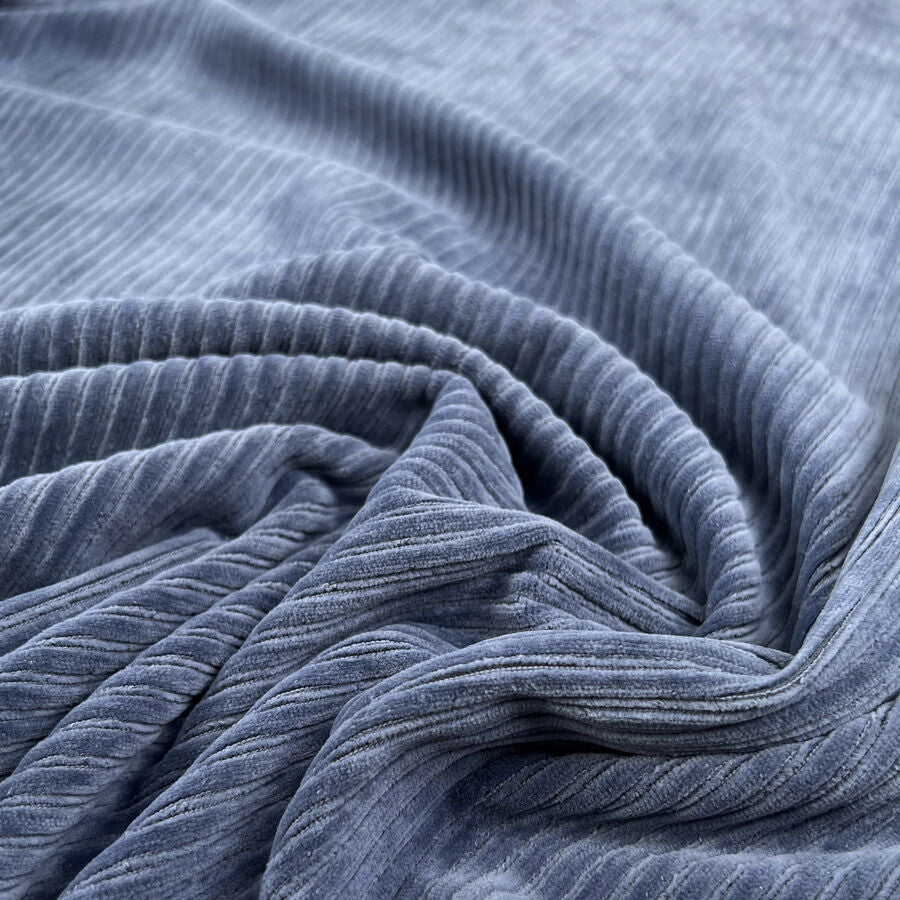Jersey Cord Denim Cotton Polyester Elastane Striped Ribbed Stretch Knit Fabric
