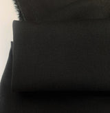 Jk Mamaris Black Cotton Stretch Twilled Trousering Dress Fabric Close Up Weave Fabric Photo