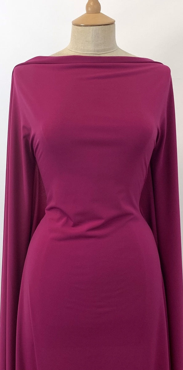 Jk Ritual Fuchsia Purple Colour Ity Jersey Fabric John Kaldor Dress