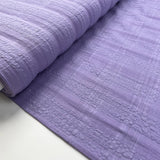Jovi Violet Purple Cotton Rayon Dobby Woven Jacquard Check Fabric Bolt