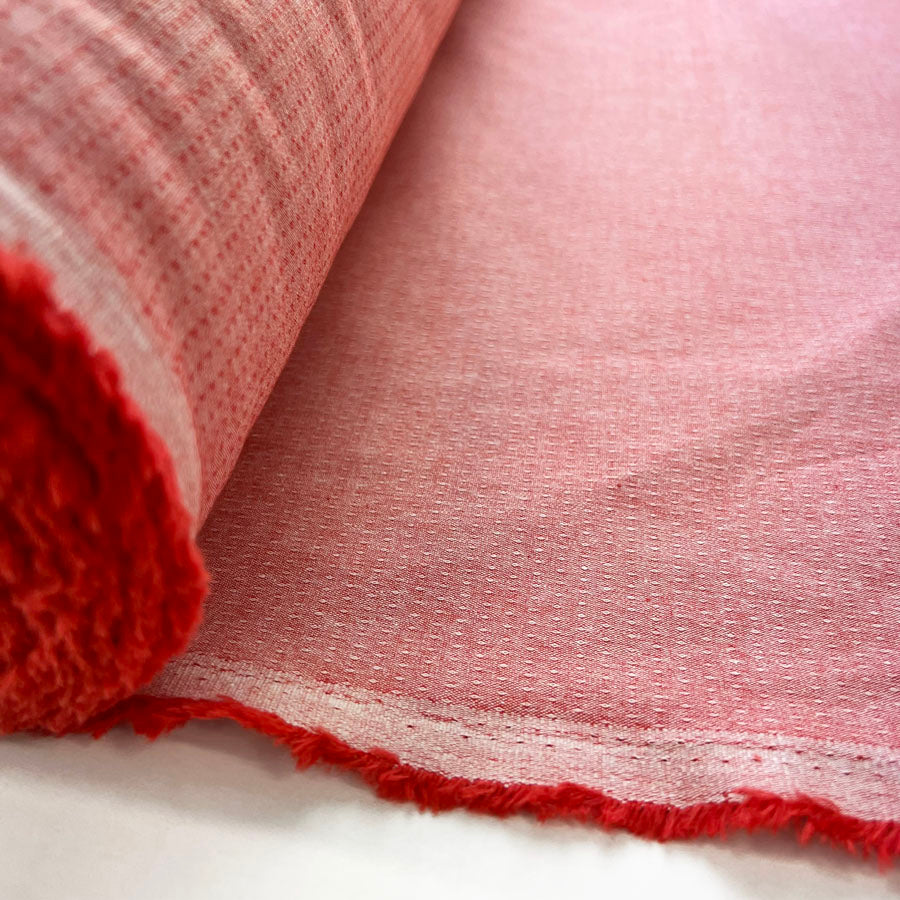 Jude Cotton Trousering Fabric Red Roll