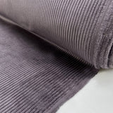 Jumbo corduroy lavender purple cotton 5 wale trouser fabric roll