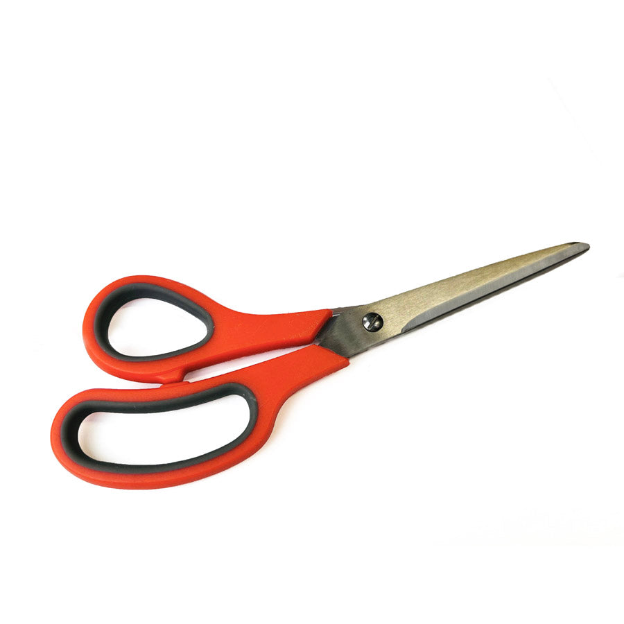 Kleiber 220mm Stainless Steel General Household Scissors With Handle Red Close
