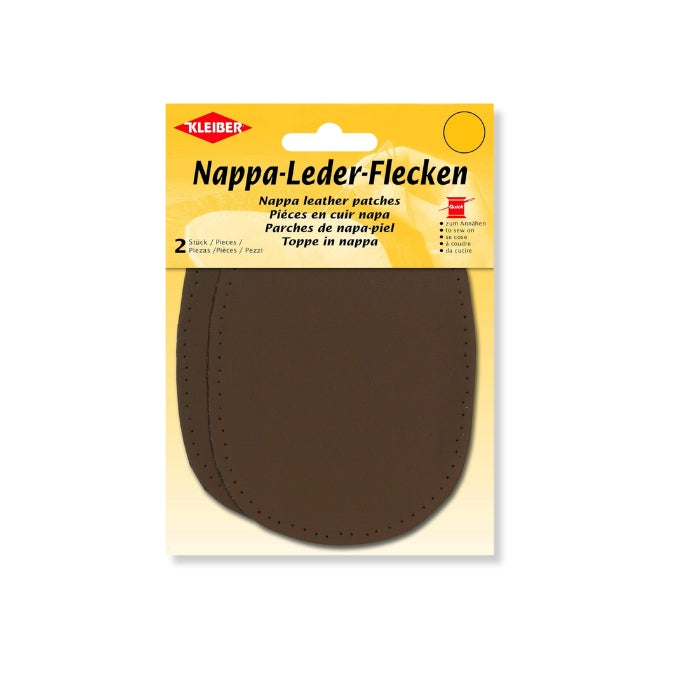 Kleiber Nappa Leather Elbow And Knee Patches Brown