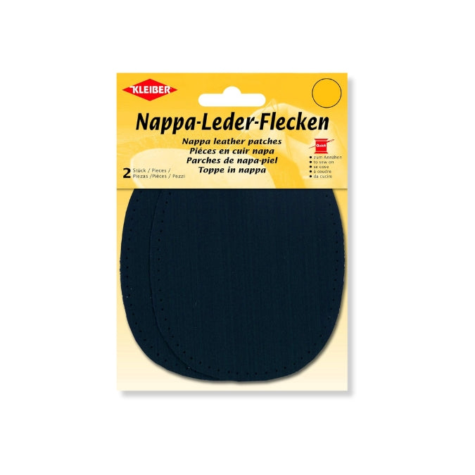 Kleiber Nappa Leather Elbow And Knee Patches Navy