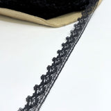 Lace Trim Edging Chloe Black Roll