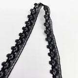 Lace Trim Edging Chloe Black Twist