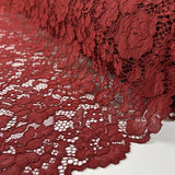 Lady In Red Lace Polyester Floral Dress Fabric Roll