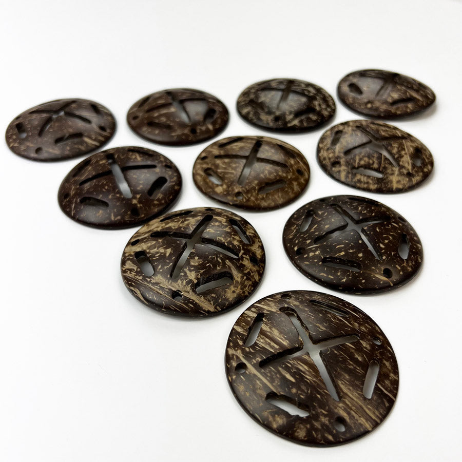 Large Handmade Coconut Shell Scarf Rings 60mm Fron 62D18E67 1Fd0 43Af 8F23 0C74D04Ac7Cb