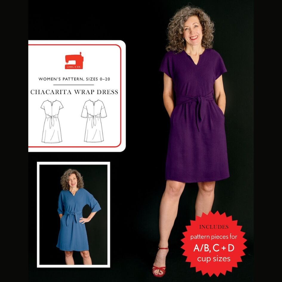 Liesl co chacarita wrap dress pattern cover