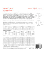Liesl   Co Yanaka Jacket Sewing Pattern Back Cover