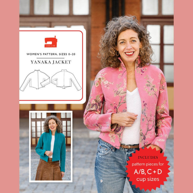 Liesl   Co Yanaka Jacket Sewing Pattern Cover