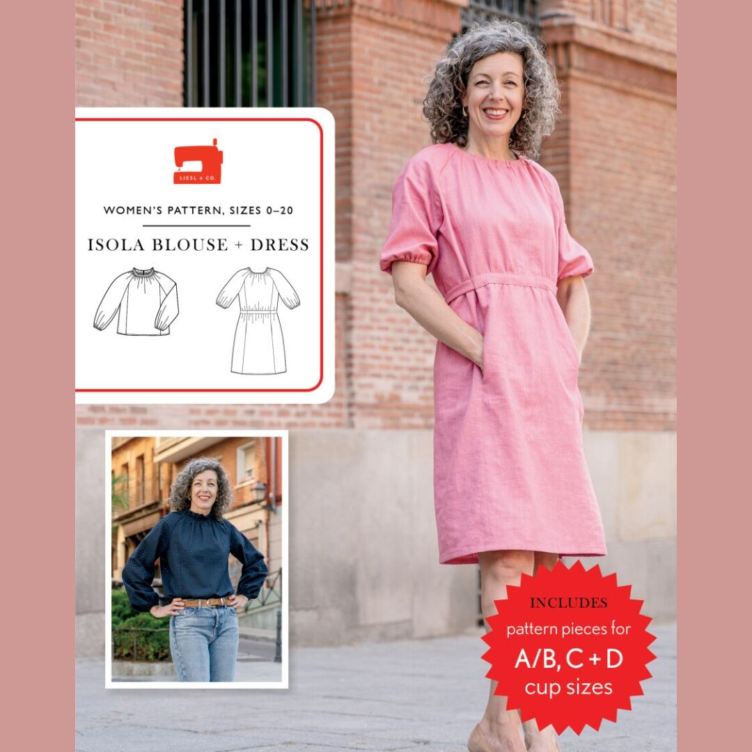 Liesl And Co Isola Blouse   Dress Pattern Cover