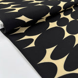 Light And Lush Pebble Echo Black Beige Viscose Twill Turkish Fabric Bolt