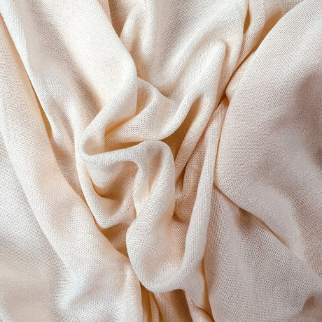 Lightweight Viscose Jersey Dress Fabric Pastel Peach