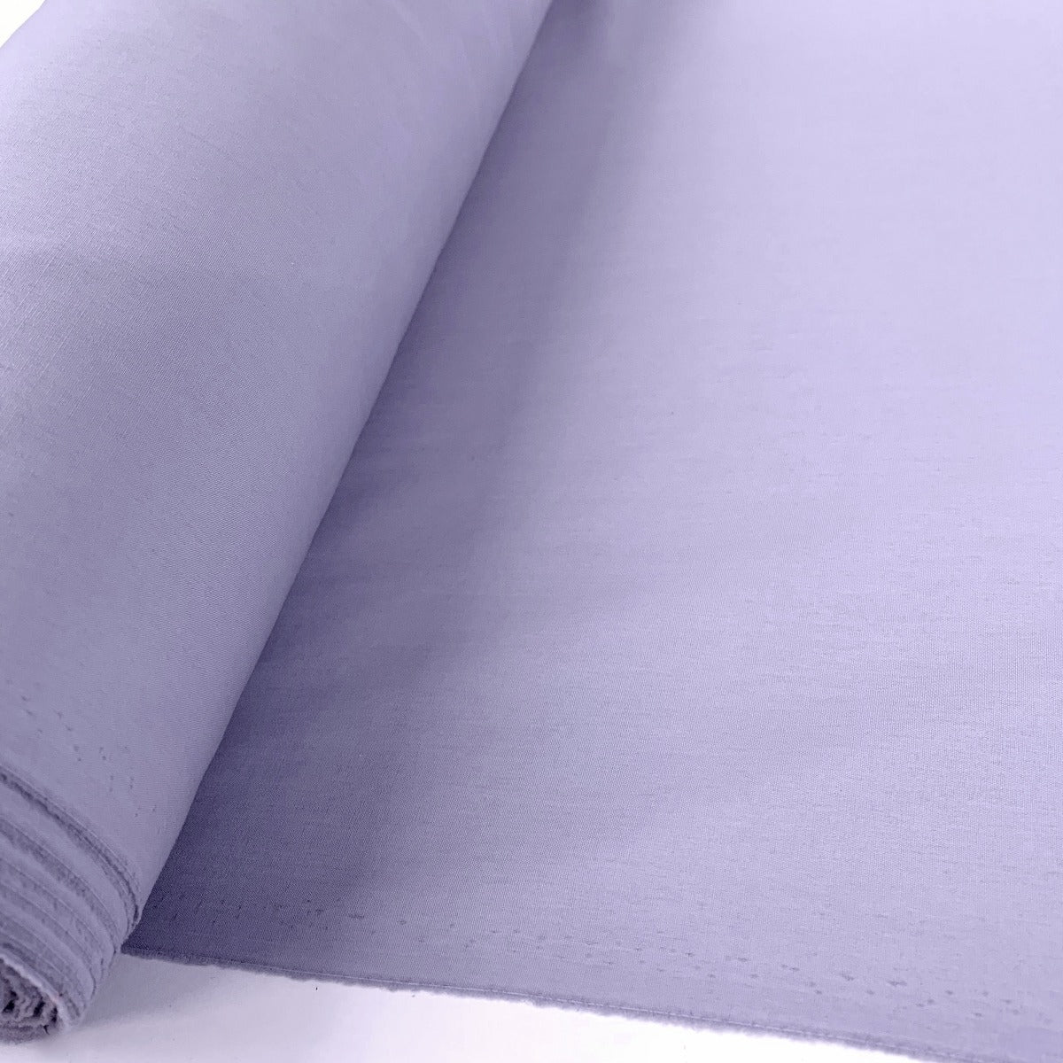 Lilac Love Plain Lilac Polycotton Shirting Fabric Roll