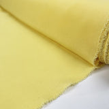 Limoncello silk yellow plain woven italian lightweight dress fabric roll