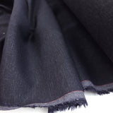 Linen Mix Deepest Darkest Navy Fabric Photo