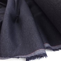 Linen Mix - Deepest Darkest Navy