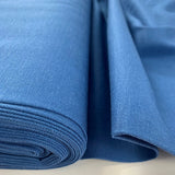 Linen Mix Viscose Linen Look Stretch Suiting Material Denim B
